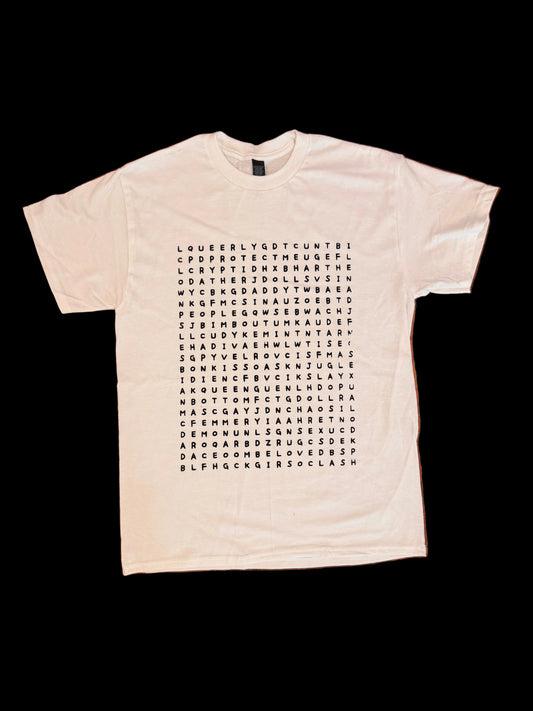 BLANK LGBTQAI+ WORD SEARCH SHIRT