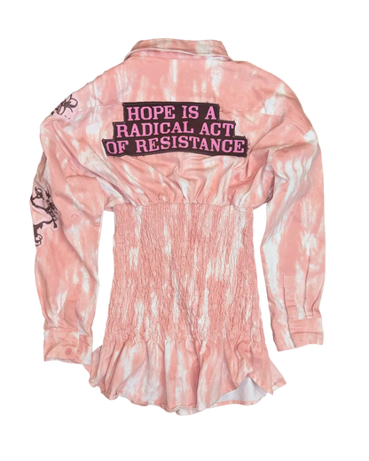 STRAWBERRY TIE DYE SCRUNCHY SHIRT?? DRESS?
