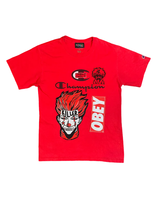 CLOWN OBEY CHAMPION TEE