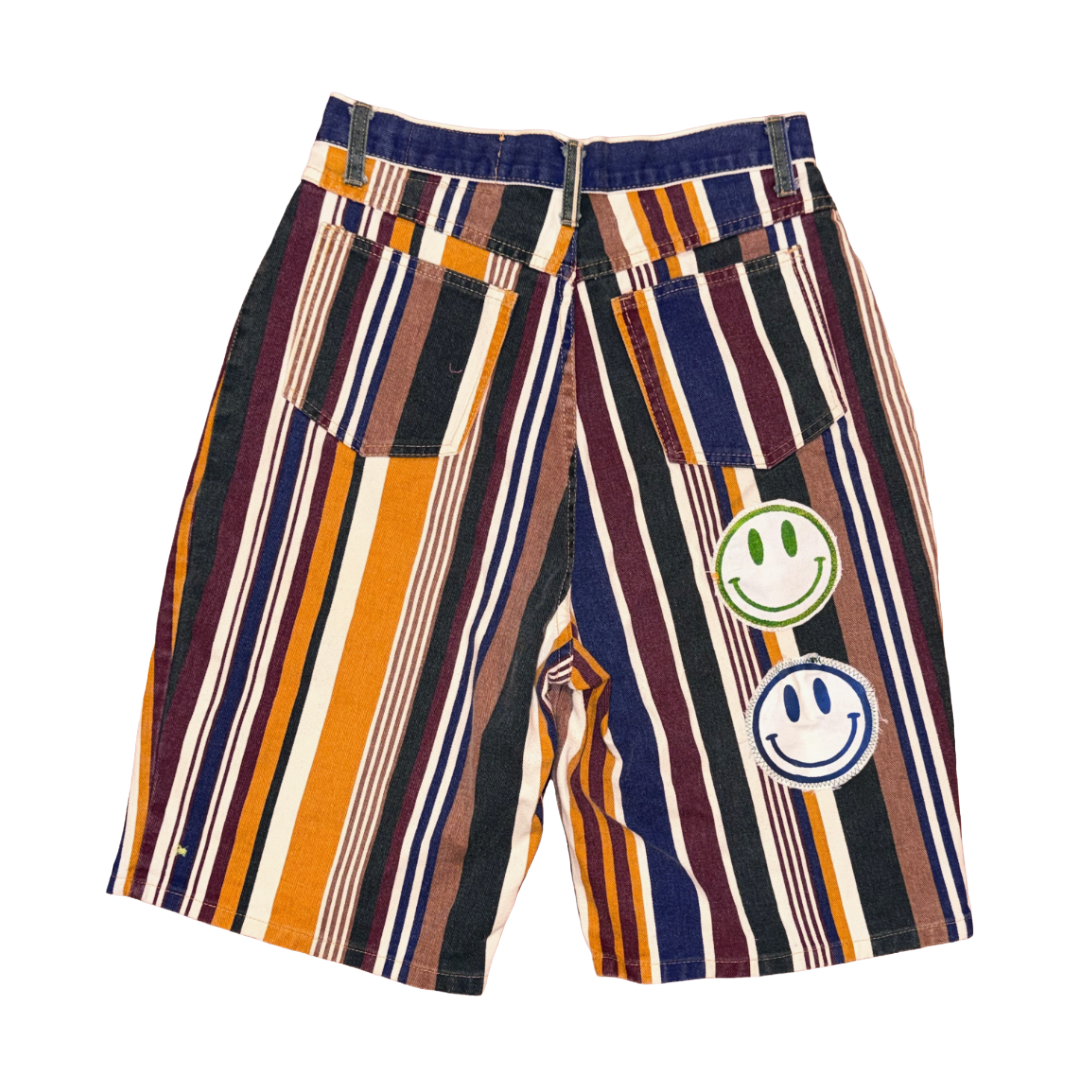80s STRIPE JORTS