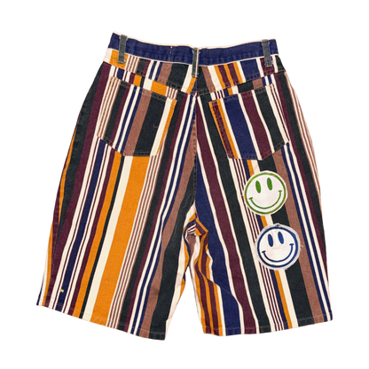 80s STRIPE JORTS