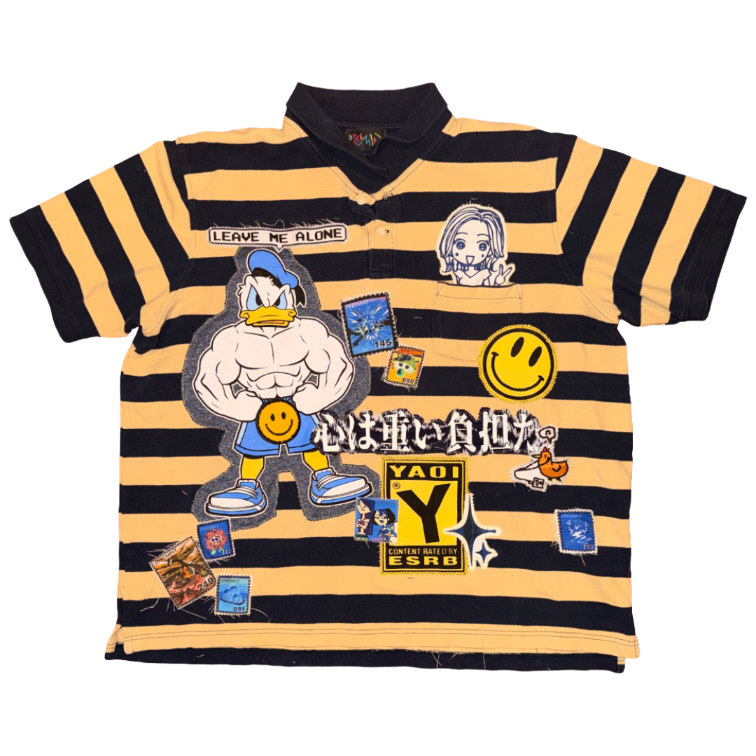 BUFF DUCK STRIPED POLO