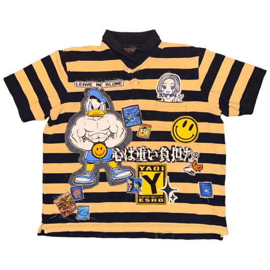 BUFF DUCK STRIPED POLO